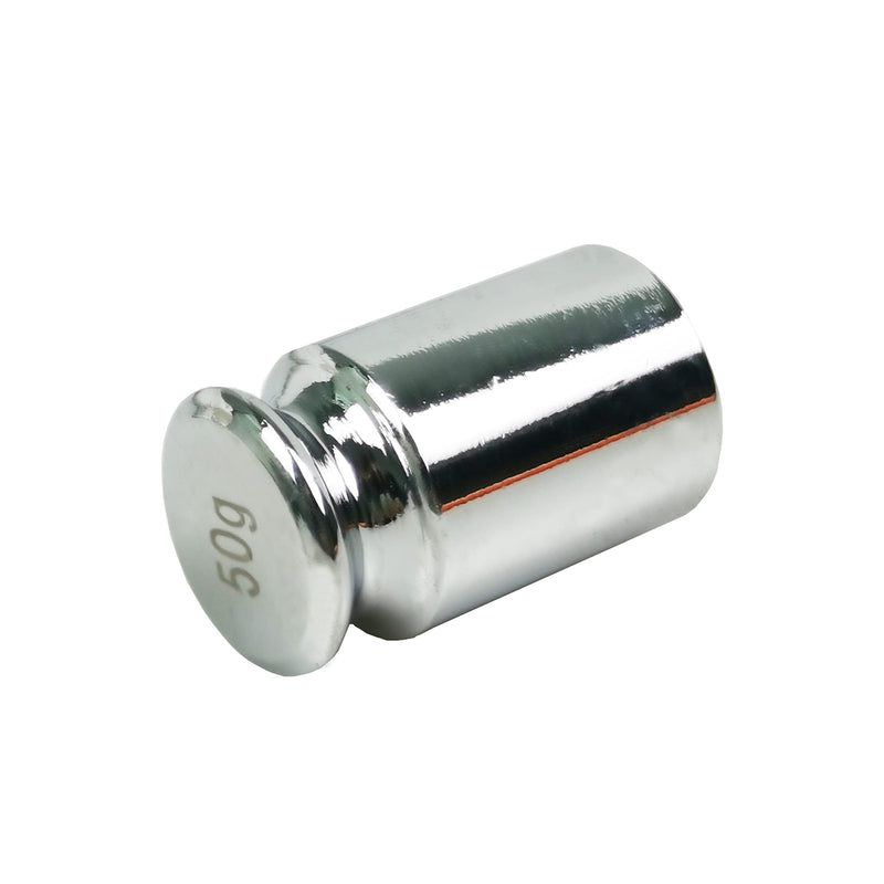 [Australia - AusPower] - HFS(R) Calibration Weight 50 Gram M2 Class Chrome Scale Balance Calibration Weight for Digital Scale, Pocket Scale 