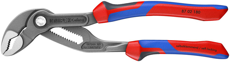 KNIPEX - 87 02 180 SBA Tools - Cobra Water Pump Pliers, Multi-Component (8702180SBA)
