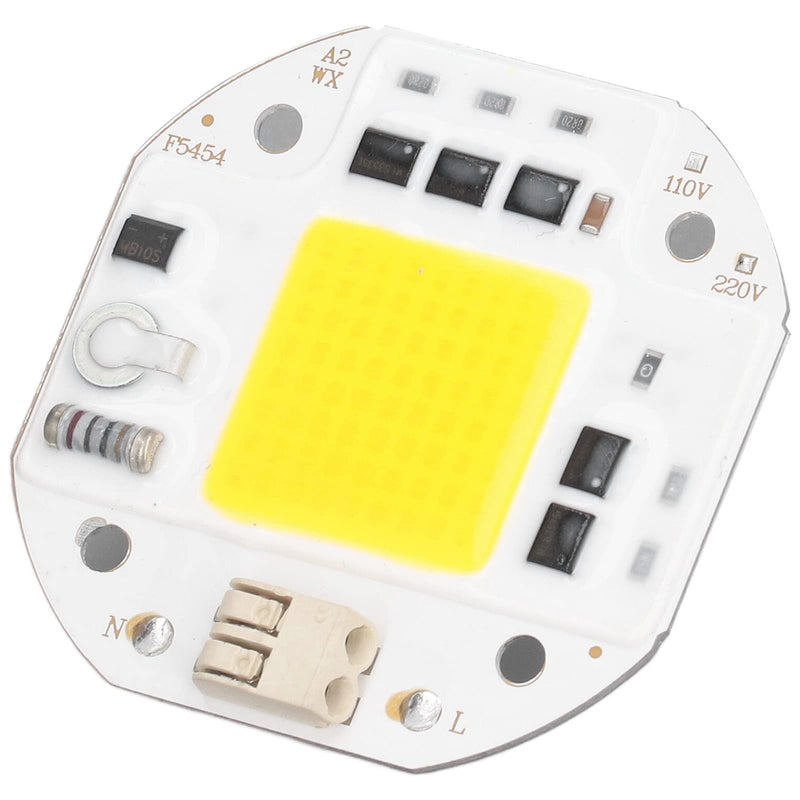 [Australia - AusPower] - Hapivida High Power LED Chip, Super Bright Integrated Chip Light Source Pearl for DIY Lighting, 100 W Warm White, Aluminium, SMD Light Emitter Components for Floodlights and Landscape Lighting 