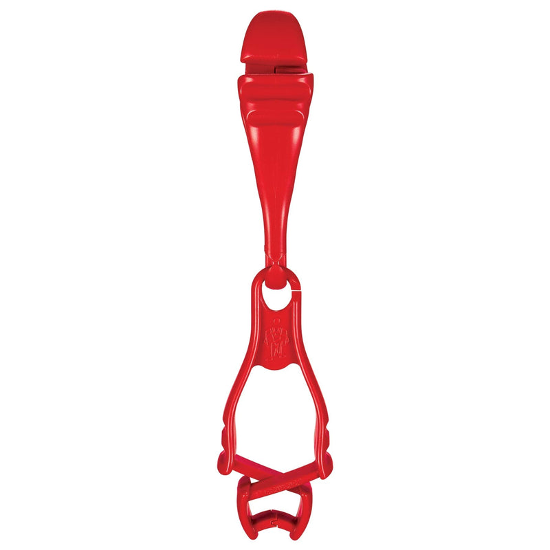 Ergodyne Squids 3400 Glove Clip Holder with Dual Clips, 6-Pack, Red