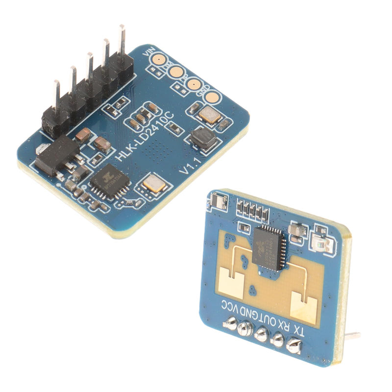 [Australia - AusPower] - 4pcs LD2410C Human Presence Radar Sensor Module HLK-LD2410 Millimeter Wave Non-Contact 24GHz ISM Band Serial Port IO Level Output 4 