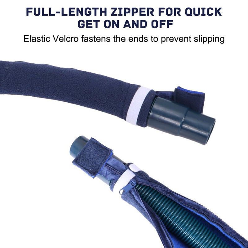 [Australia - AusPower] - CPAP Hose Cover 6ft CPAP Mask Tube Protector CPAP Hose Cover Soft Fleece Hose Insulator with Zip for Most CPAP Hoses 
