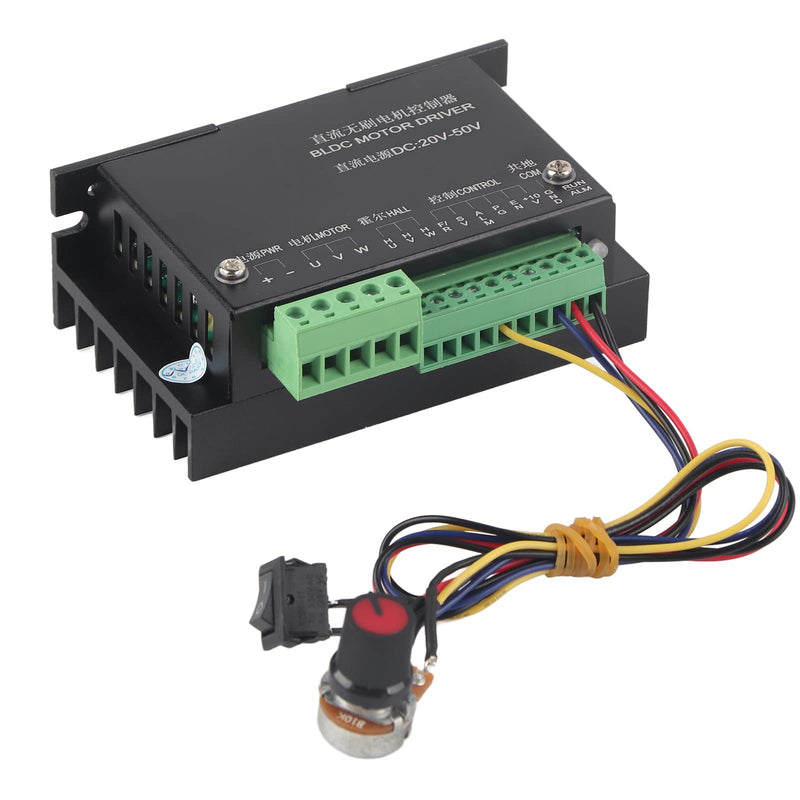 [Australia - AusPower] - Brushless Motor Controller, WS55-220 BLDC Motor, DC 48V 500W CNC Controller, for CNC Machine, Jade Grinding, Vibrating Motor 