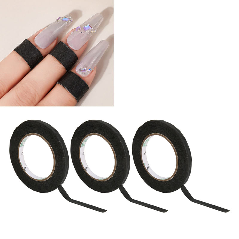 10 Rolls Nail Art Adhesive Tape UV Protection Nail Tape Manicure Protective Tanning Prevention Tape Roll, 2000 x 1cm