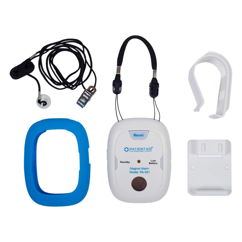 [Australia - AusPower] - Chair & Bed Alarm : Magnet Pull Cord Alarm for Elderly & Dementia Patients :: Helps Prevent Falling & Wandering :: Comes with Battery, Magnetic Caregiver Alert & 3 Mounting Options by Patient Aid 