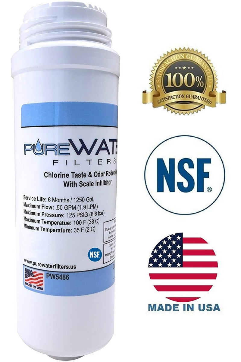 PureWater Filters Water Filter Kit Compatible with Keurig B150, K150, B155, K155, K2500, K3000, B3000, B3000SE, K3500, K4000 (Filter, Housing Head, Mounting Bracket with Screws)