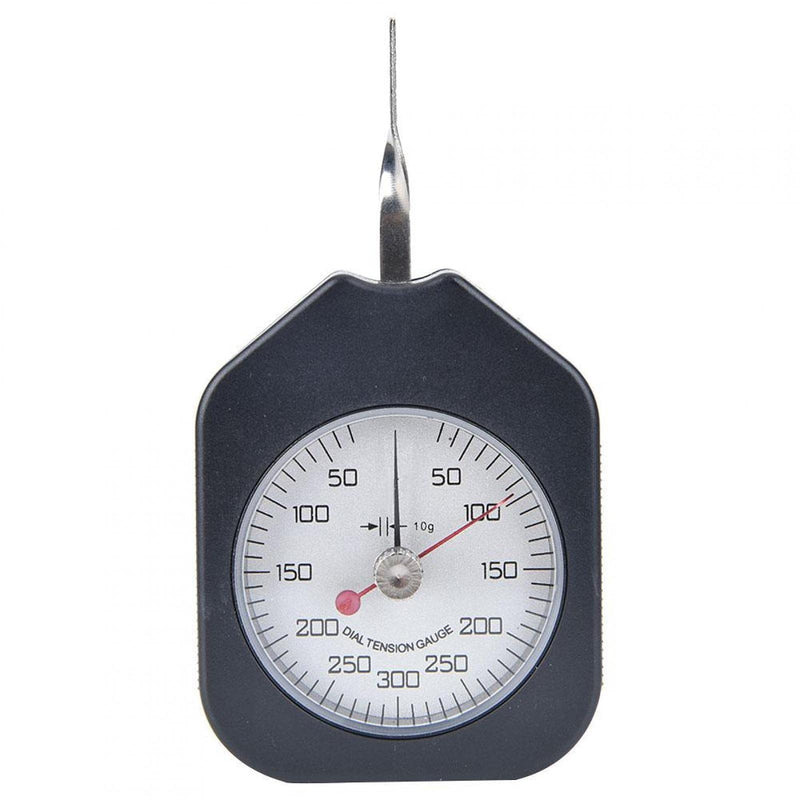 [Australia - AusPower] - Double Needle Dial Tension Gauge Meter Tension Meter Dial Tension Gauge Gram Force Gauge Tensiometer Measuring Tool Plastic(SZG-300-2) SZG-300-2 