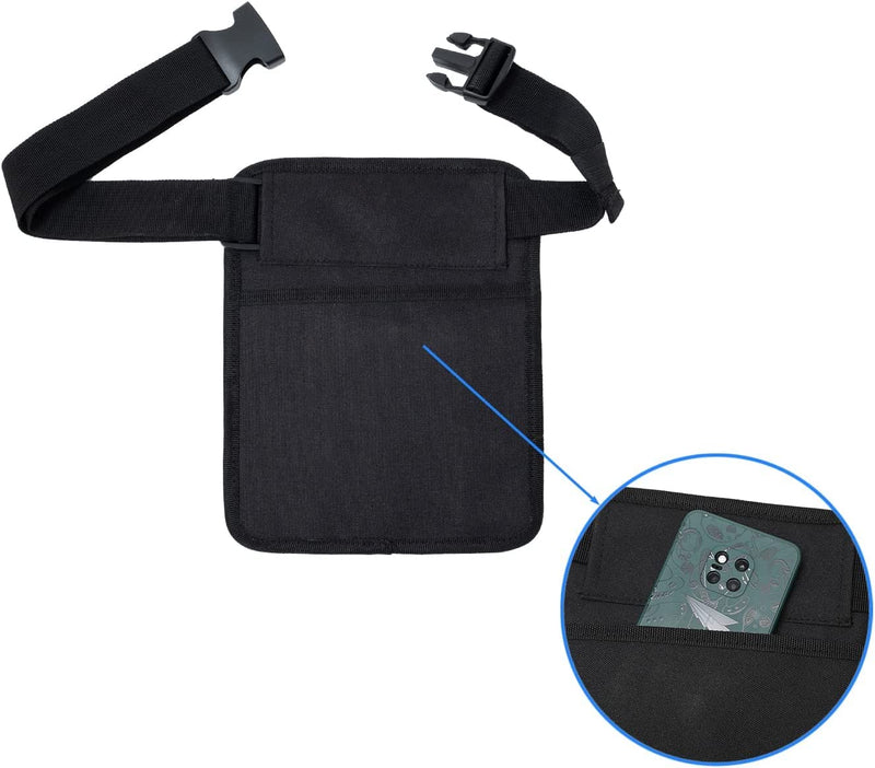 [Australia - AusPower] - Waitress Waist Bag - Server Aprons with Pockets and Adjustable Belt Check Book Holder - Ideal for Servers and Waitstaff in Busy Restaurant Environments 