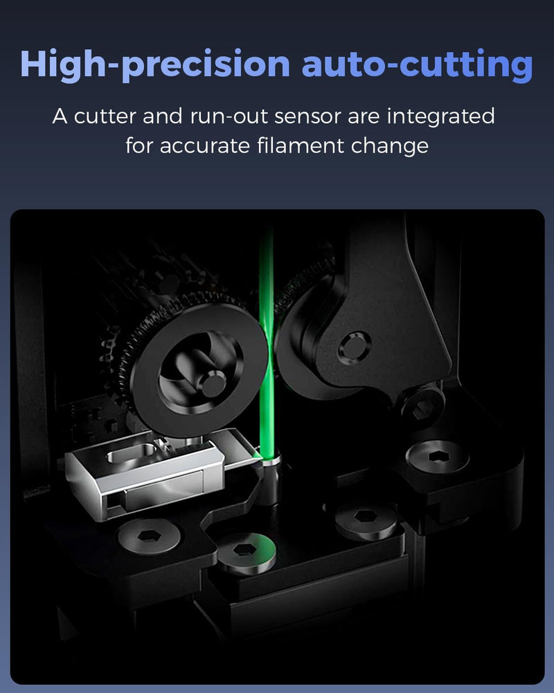 [Australia - AusPower] - Official Creality Hi Extruder Kit, Build-in Filament Runout Sensor, 80N Strong Extrusion Force & Dual Gear Design Provide Smooth and Precise Feeding, Compatible with Creality Hi 3D Printer 