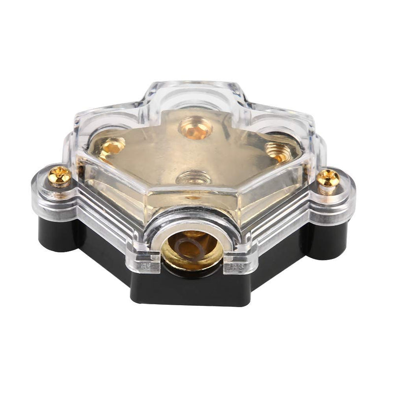 Distribution Block, Power Distribution Block, 3-Way Car Audio Stereo Power Distribution Block Splitter 1 in 3 Out