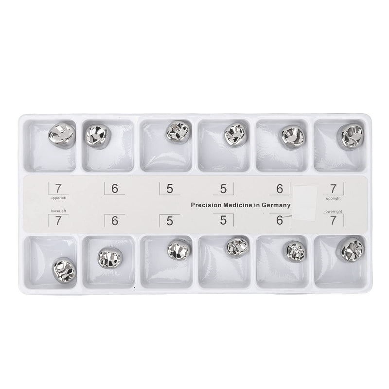 [Australia - AusPower] - Metal Dental Teeth Crown, Reduce Tooth Loss Rustproof Dental Molar Metal Crowns for Hospital 
