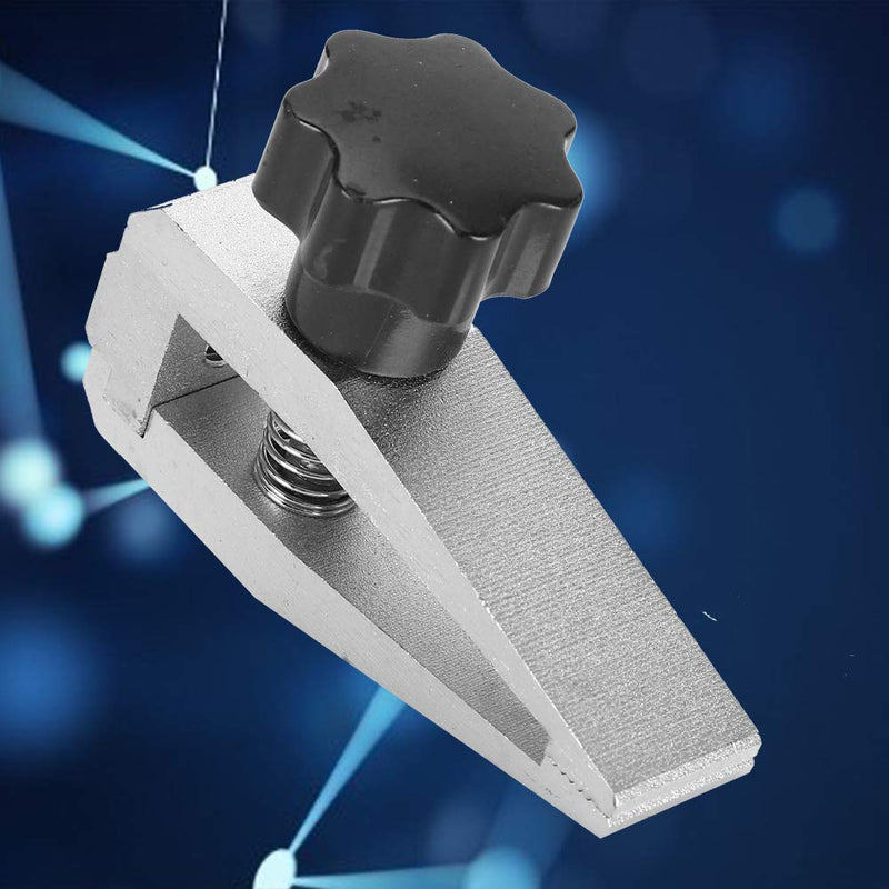 [Australia - AusPower] - Stainless Steel Push Pull Force Fixture 500N Tensile Tester Fixture Jaw Thrust Tension Meter Clamp With Anti Slip Knob For Testing Destructive Rubber Cables Paper 