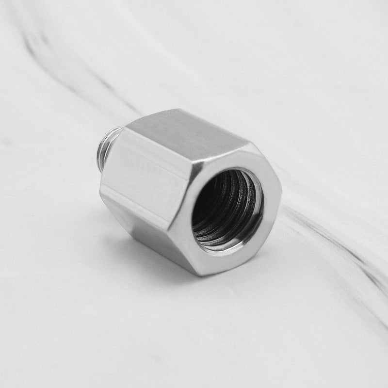 [Australia - AusPower] - ECSiNG M14 Female Thread to M10 Male Thread Adapter for Angle Grinder Polisher Drill Interface Connector Converter Adapter Power Tool Accessories Carbon Steel 