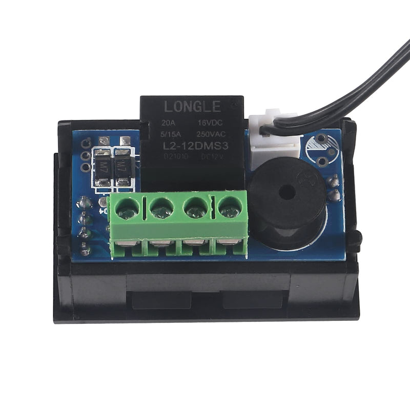 [Australia - AusPower] - 3PCS DC 12V Electronic Temperature Controller Programmable -50 to 110 Degree Celsius Heating/ Cooling Thermostat Control Switch Module NTC Waterproof Sensor Probe Dual Color LED Display Monitor 