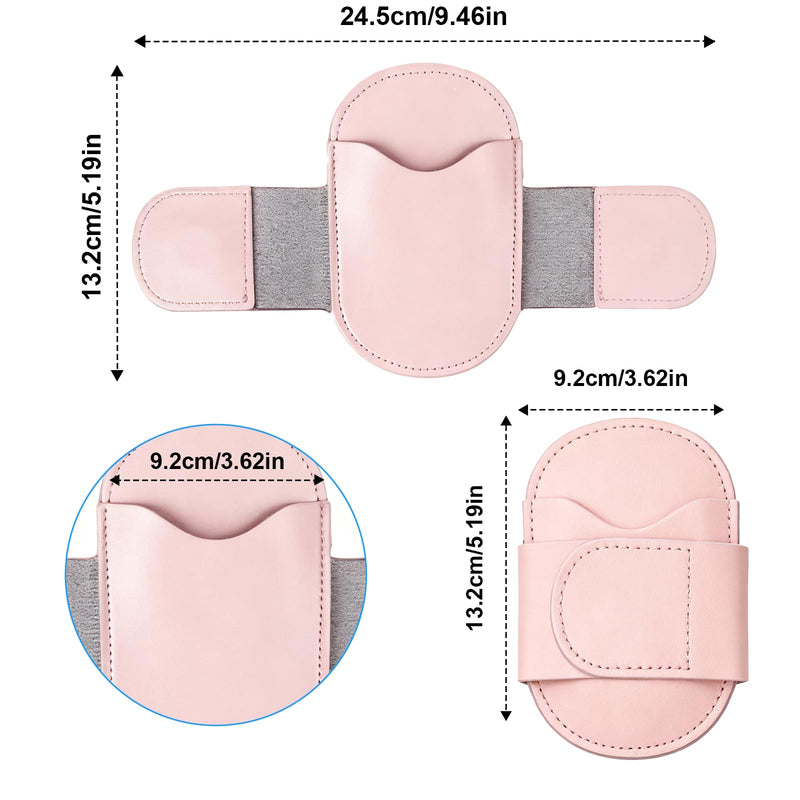[Australia - AusPower] - Stethoscope Holder Clip, Leather Stethoscope Holster Clips, Lightweight Portable Holster for Physicians, Nurses, EMT, Medical Nursing Students (Pink) Pink 