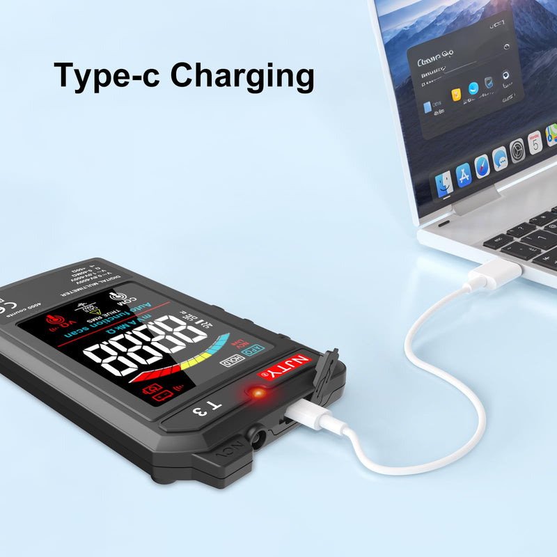 [Australia - AusPower] - Digital Multimeter and NJTY Voltage Tester – High-Precision, Auto-Ranging, NCV Detection, All-in-One Electrical Testing Kit 
