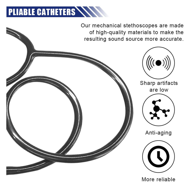 [Australia - AusPower] - Mechanic Stethoscope, Automotive Engine Diagnostic Tool, Car Engine Sensitive Hearing Tool, Automotive Stethoscope Kit with Extended Handle for Cars, Motorcycles and Trucks 