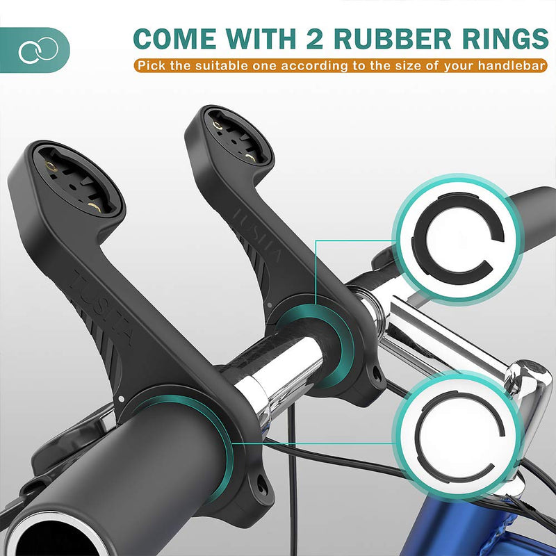 [Australia - AusPower] - TUSITA Out Front Mount Compatible with Garmin Edge GPS Bike Computer, XOSS G/G+, iGPSPORT - Cycling Handlebar 25.4mm 31.8m 