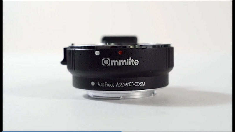 Commlite CM-EF-EOS M Auto-Focus Lens Mount Adapter for EF/EF-S Lens to Canon EOS M (EF-M Mount) Mirrorless Camera Lens Converter Ring for Canon EOS M1 M2 M3 M5 M6 M10 M50 M100 EF-EOS M
