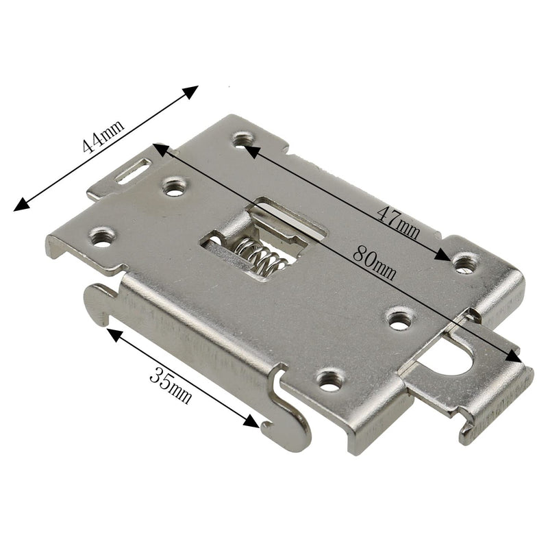 [Australia - AusPower] - 35MM DIN Rail Mounting Fixed Buckle Single-phase Solid State Relay Mounting Rack Radiator Mounting Rack 