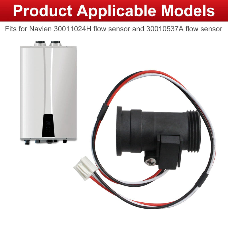 [Australia - AusPower] - 30010537A Flow Sensor for Navien Tankless Water Heater, Water Flow Sensor for Navien Water Heater Parts, Replacement for Navien 30011024H Flow Sensor 