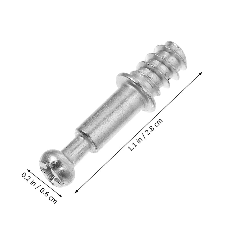 [Australia - AusPower] - Kits 50 Sets 28mm Alloy Furniture Connecting Kit Cam Lock Fittings 2- in- 1 Pre- Inserted Nuts And Bolt Assortment for Cribs And Bunk Bed Jst Connector 