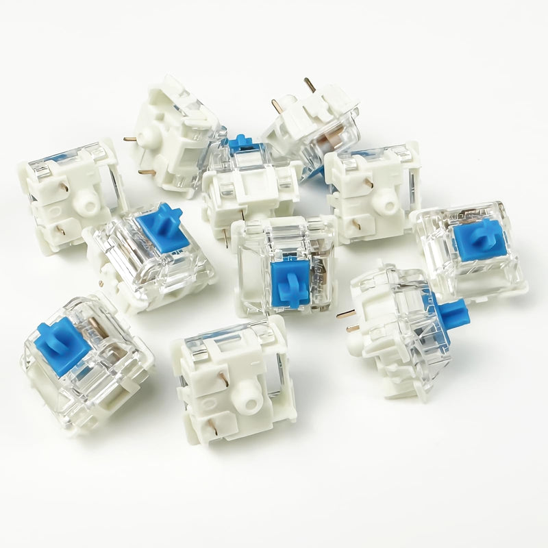 [Australia - AusPower] - Gateron G Pro 3.0 Blue Switches for Mechanical Keyboard,3-Pin 60gf Clicky/Pre-Lubed/Pin-Enhanced Switches(90pcs,Blue) 90pcs 