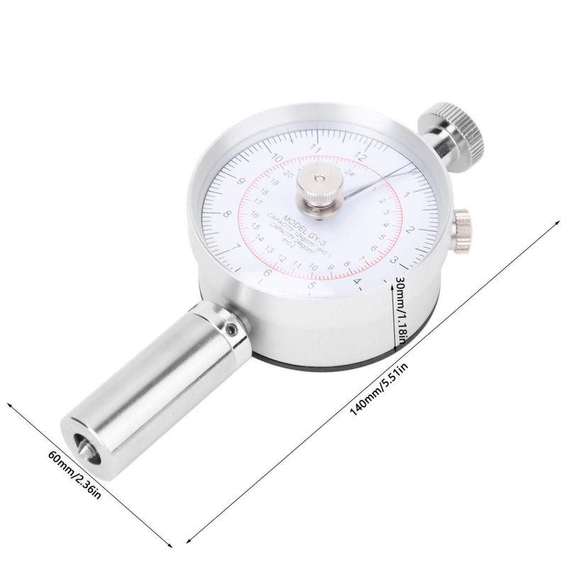[Australia - AusPower] - Fruit Hardness Tester Farm Fruit Hardness Tester with 2 Measuring Heads for Measuring Fruit Ripeness 