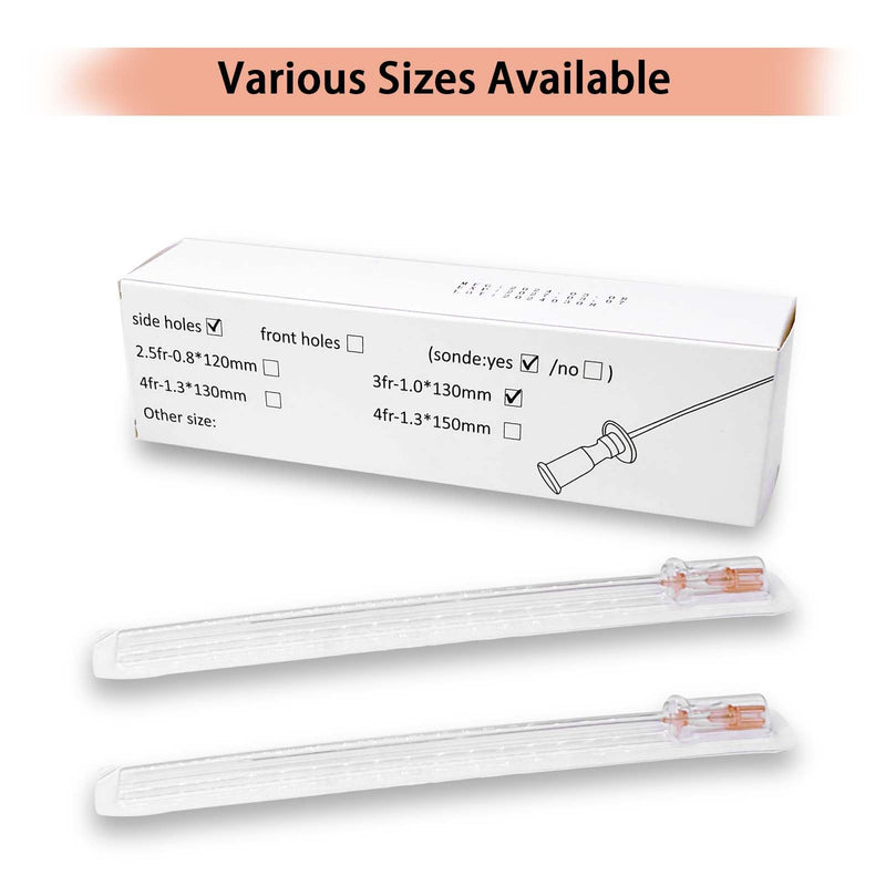 [Australia - AusPower] - 10pcs Cat-Catheter-Urethral-Veterinary-Instrument (4FR-1.3X130MM) 4FR-1.3X130MM-10PCS 