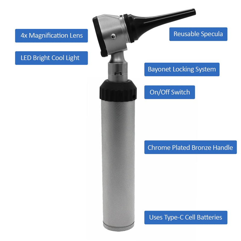 [Australia - AusPower] - Veterinary Otoscope Set, Ear Examination, Professional Diagnostic, Vet Otoscope Set, Otoscope for Dogs, Pet Otoscope, Canine Otoscope, Earache, Ear Canal Exam, Eardrum Exam, Premium 