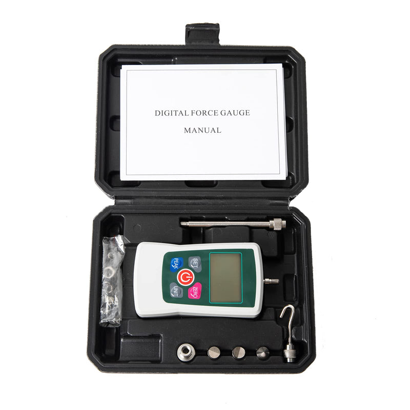 Beslands Digital Force Meter 500N Portable Pressure and Tensile Meter Digital Force Meter (500N)