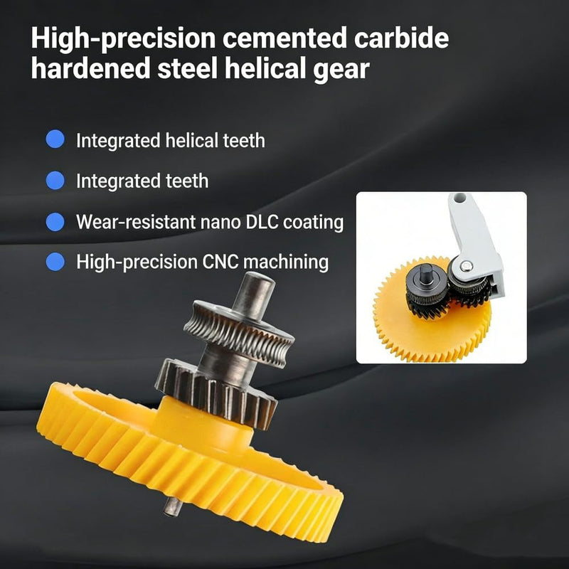 for Bambu Lab X1/P1 Series Extruder Upgrade Kit, CNC Metal Hardened Steel Lightweight High Strength 3D Printer Accessory Extruder Replacement