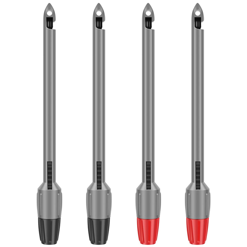 [Australia - AusPower] - 4Pcs Wire Piercing Probe Kit, 7.48x0.79in Insulation Clip Multimeter Piercing Probes, 2mm 4mm Sturdy Puncture Probes for TP81 Multimeter Voltage Voltmeter Thermometer Testing 