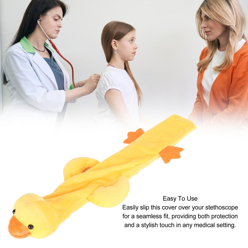 [Australia - AusPower] - Cute Animal Shape Stethoscope Covers, Plush Stethoscope Cover Sleeves, Stethoscope Accessories for Nurses Doctors (Duck) Duck 