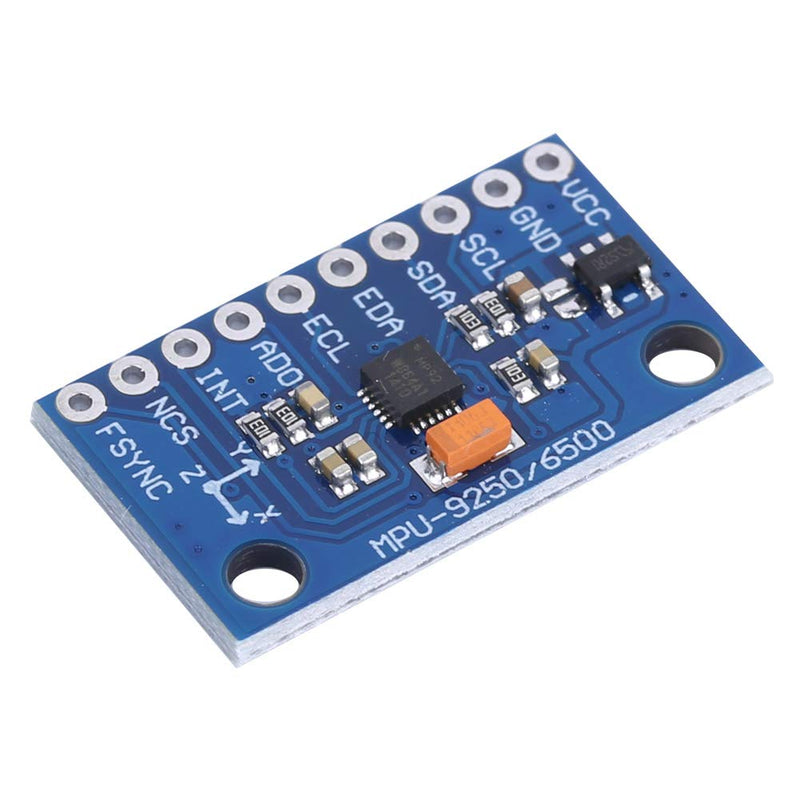 Gyroscope Module, MPU-9250 GY-9250 Module Gyroscope Module MPU-9250 9-Axis 16-Bit Gyroscope Acceleration Magnet Sensor 3~5V for Accurate Measurements