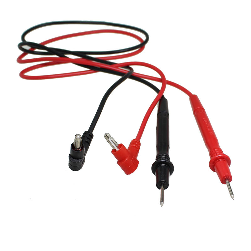 [Australia - AusPower] - 3PCS 4mm Black/Red Banana Plug Connector 1000V Multimeter Voltmeter Probe Test Lead Cable Renovation Plumbing Tool 10A 