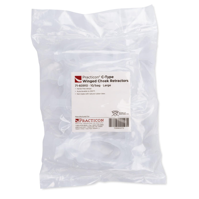 [Australia - AusPower] - Practicon C-Type Winged Cheek Retractors, Large, Pack of 10 