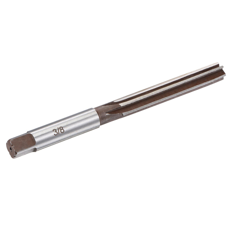 [Australia - AusPower] - uxcell 3/8" Hand Reamer H8 Accuracy Alloy Tool Steel 6 Flutes Straight Shank Milling Cutter Tool 3/8" 