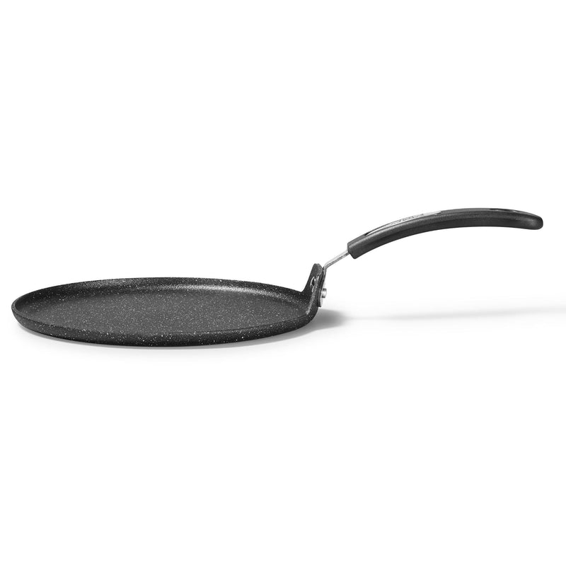 Starfrit The Rock 26cm (10") Non-Stick Multi Pan - Tawa - Durable Forged Aluminum - Oven Safe - PFOA Free - Easy to Clean - Black 10 inches 10" Multi Pan Fry pan
