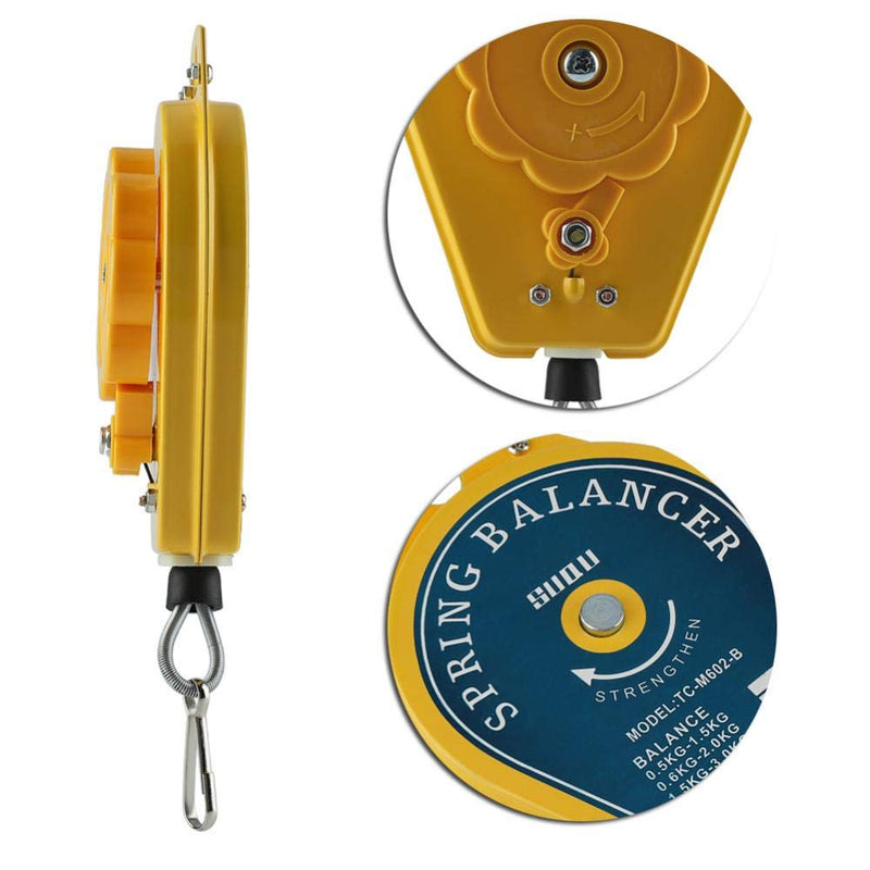 [Australia - AusPower] - Spring compensation spring pull retractable spring balancer tool holder that hangs 0.5-1.5 kg for assembly line 0,5-1,5 kg 