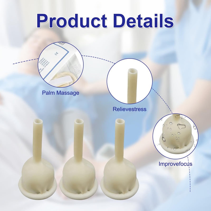 Pack of 10 Urinal Condoms for Men (35 mm), External Self Seal, Rubber Catheter, Urine Bag 2000 ml, Hypoallergenic, Secure Connection, Suitable for Urinary Incontinence