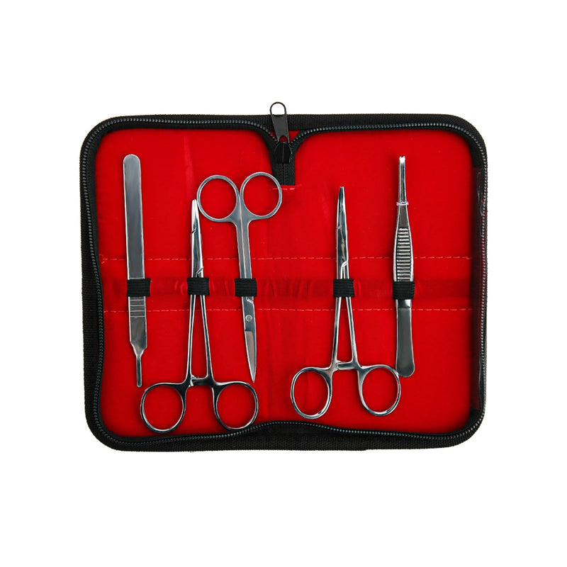 [Australia - AusPower] - Suture Practice Kit for Medical Students Including Suture Pad with 14 Pre-Cut Wounds Suture Tools and Thread & Needle for Training Only 18Pcs 