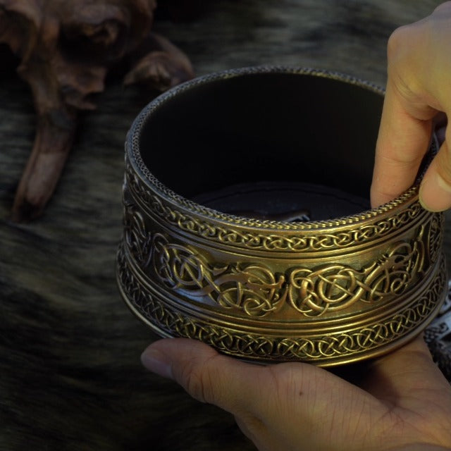 GuoShuang Norse Viking Odin Trinket Celtic Jewelry Box Gift Choice For Women Men