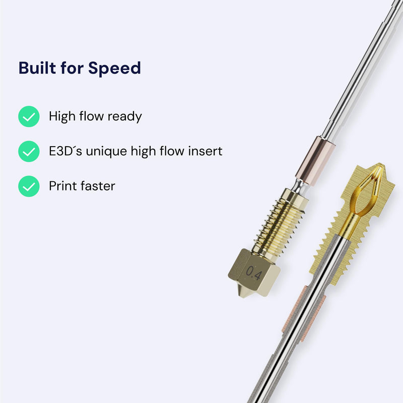 [Australia - AusPower] - Genuine E3D High Flow Prusa Nozzle for MK4/XL 3D Printer (Brass, 0.4mm) Brass 
