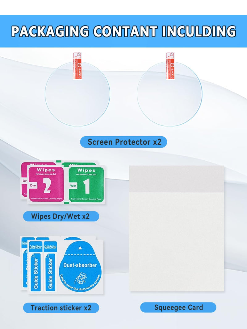 [Australia - AusPower] - 2-Pack Tempered Glass Screen Protector Compatible with EKO CORE 500™ Digital Stethoscope, 9H Hardness,Anti-Scratch,Anti-Fingerprint,High Clarity & Easy Install 