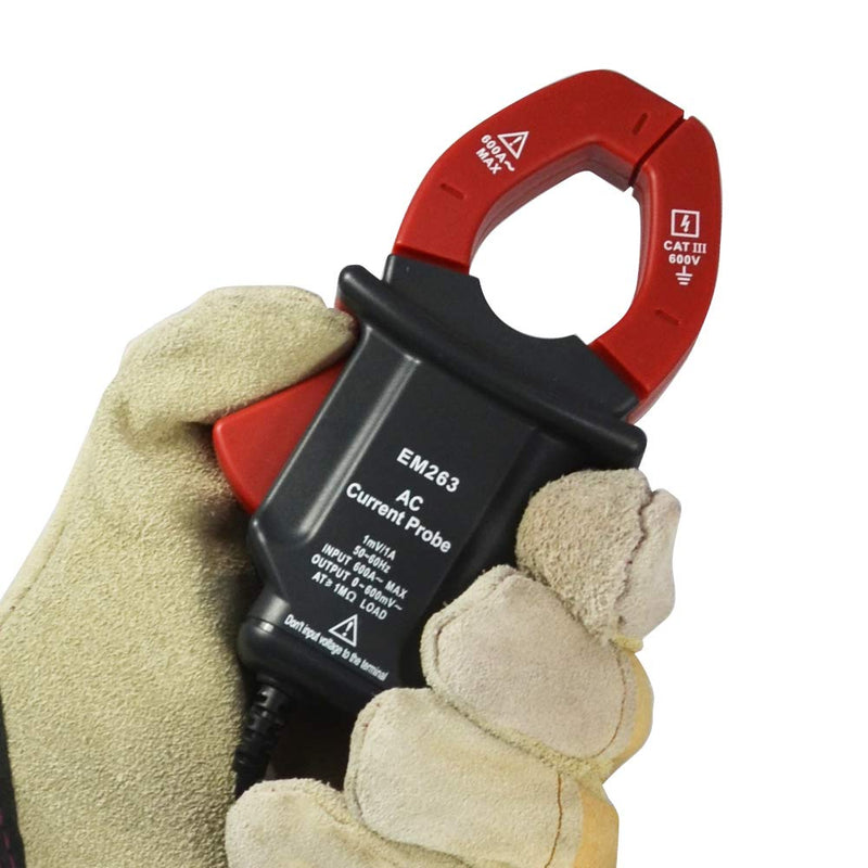 [Australia - AusPower] - allsun AC Current Probe CAT III Max. Input 600A Multimeter Safety Test Lead 
