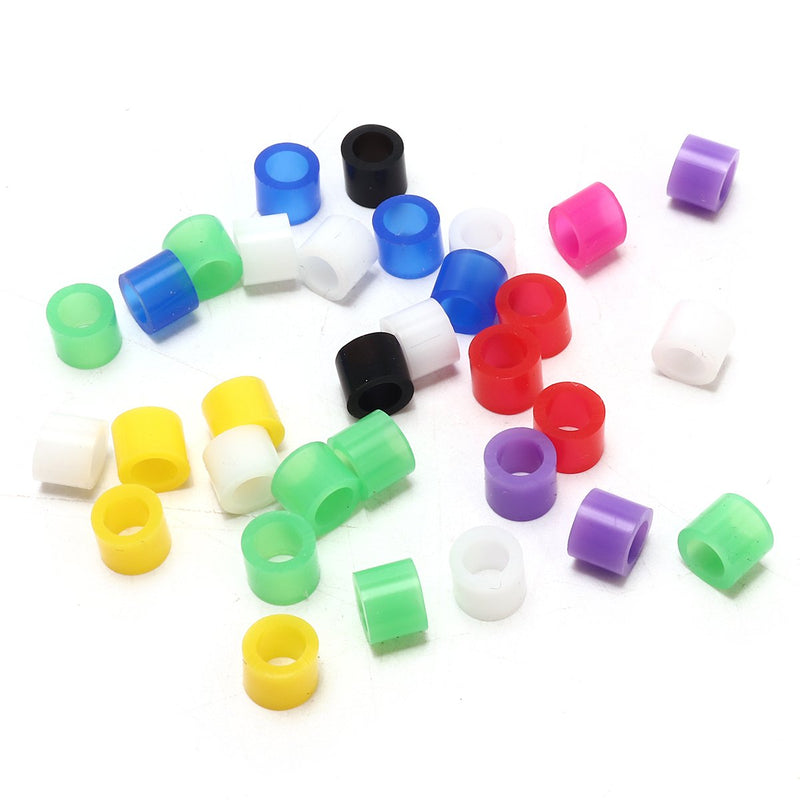 [Australia - AusPower] - 160Pcs/Box Dental Color Code Rings Medical Grade Silicone Material Mixed Colorfull 