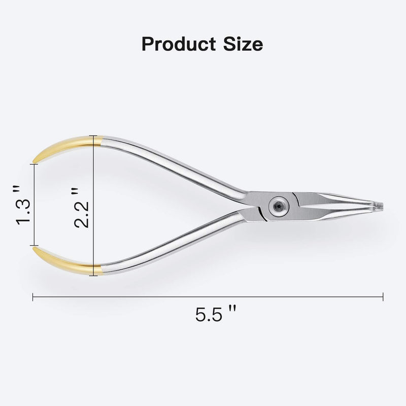 Dental Straight Howes Pliers, Orthodontic Grid Tip Plier Appliance Instrument