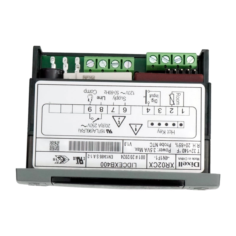 [Australia - AusPower] - XR02CX-4N1F1 Temperature Control with Temperature Sensor Probes 120V/Digital Thermostat Controller Off Cycle Defrost Compatible with Refrigerators-Freezers-Heating Appliances 