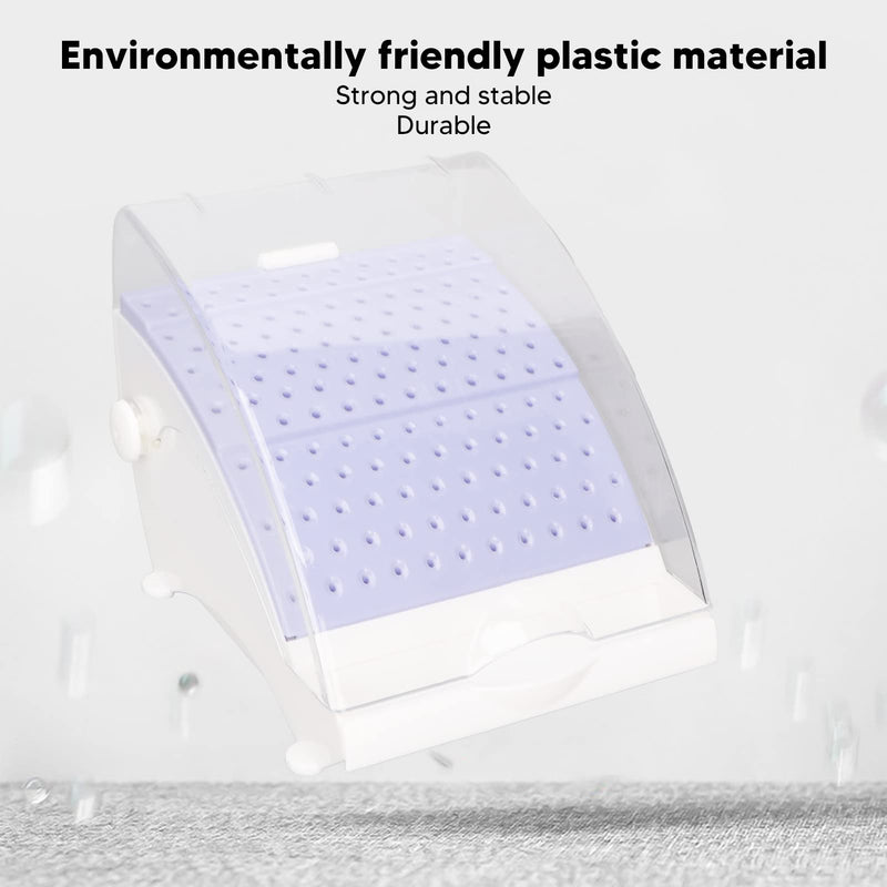 [Australia - AusPower] - Dental Burs Case, 142 Holes, High Low Speed Case, Dental Burs Cleaning Box for Dental Disinfection and Oral Care, Travel Accessories, Dustproof, Environmentally Friendly Dental Bur Holder 